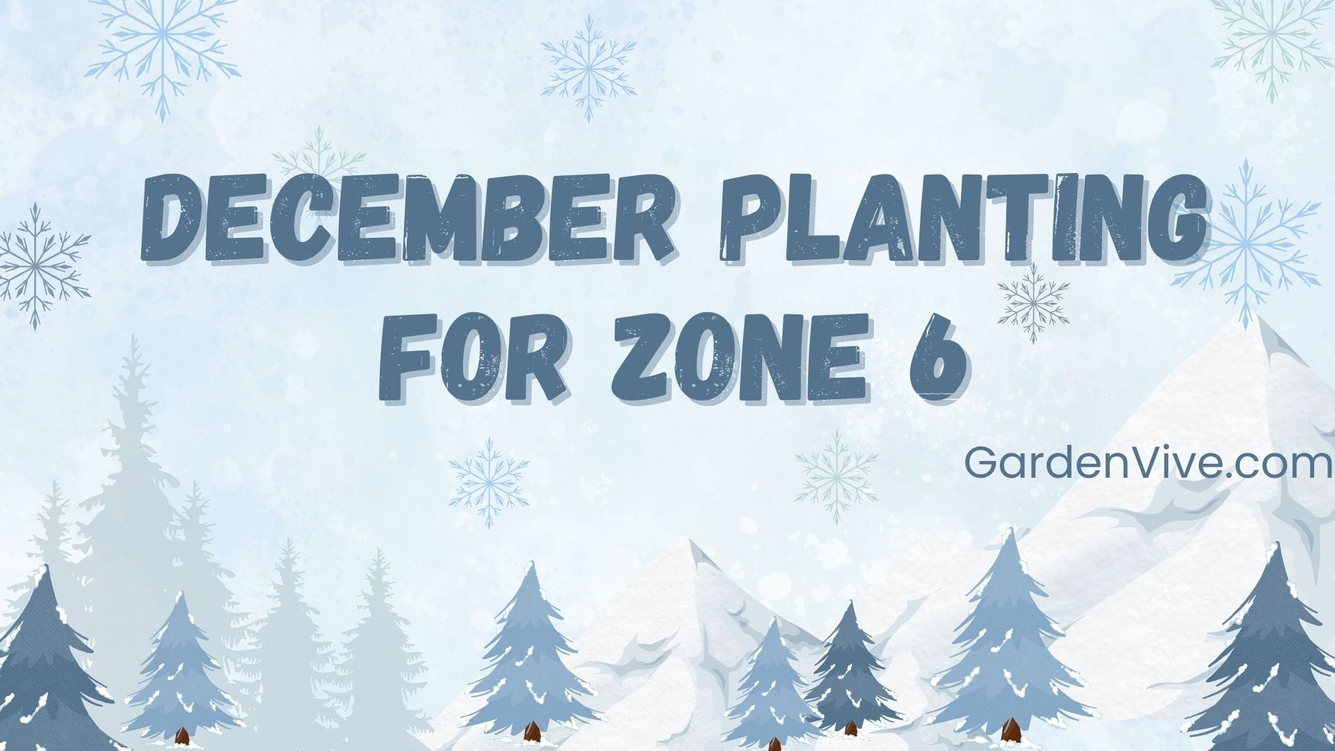 December Planting for Zone 6