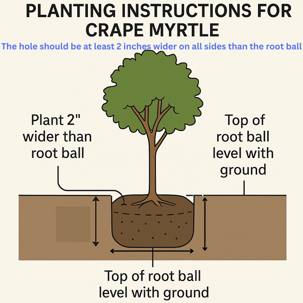Planting Guide for Crape Myrtle